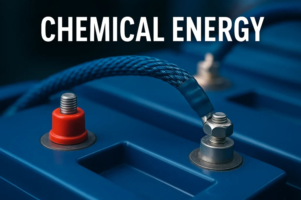what type of energy is stored in a battery?